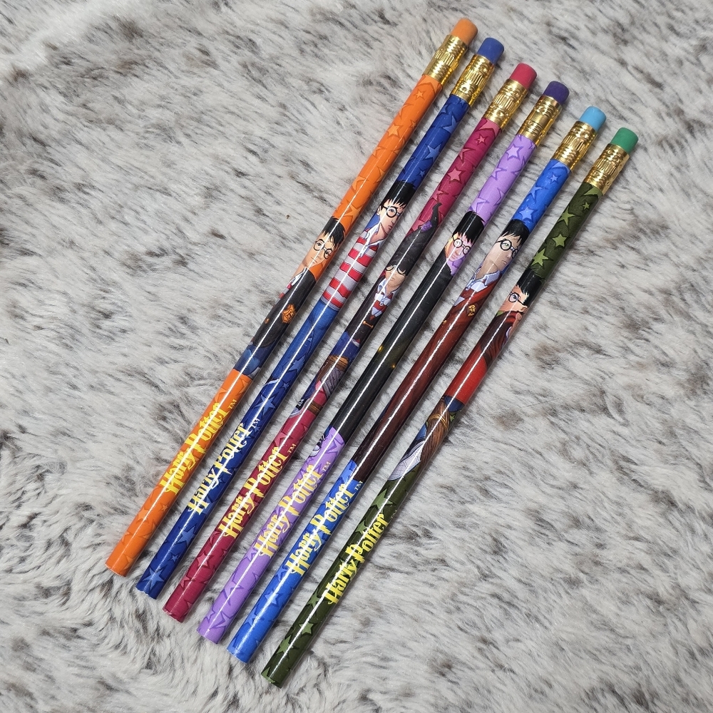Harry Potter Character Pencils, New, Unsharpened Set of 6